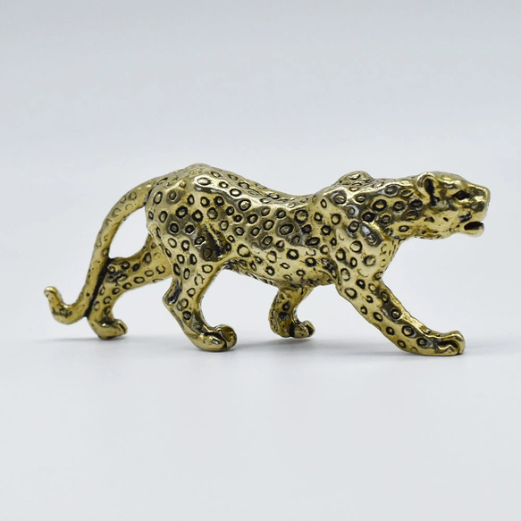 ジャガー ヒョウ トラ オブジェ ブラックゴールド 約80cm 処分品 ジャガー ヒョウ トラ オブジェ ブラックゴールド 約80cm 処分品