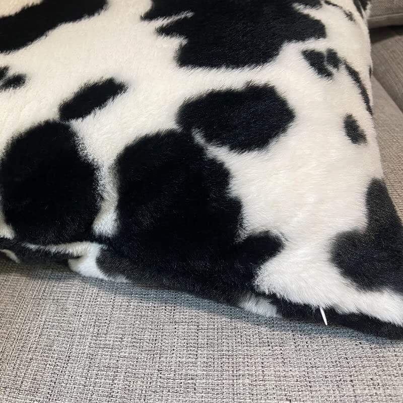 クッションカバー 牛柄 ベルベット アニマル ヒョウ柄 車 座布団カバー