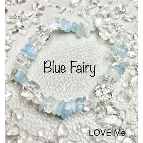 ♡Blue Fairy♡天然石ブレスレット
