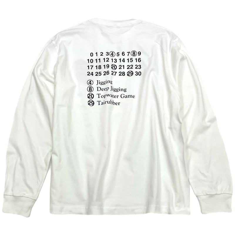 カレンダー ロングスリーブTシャツ | Enjoy! Fishing Club