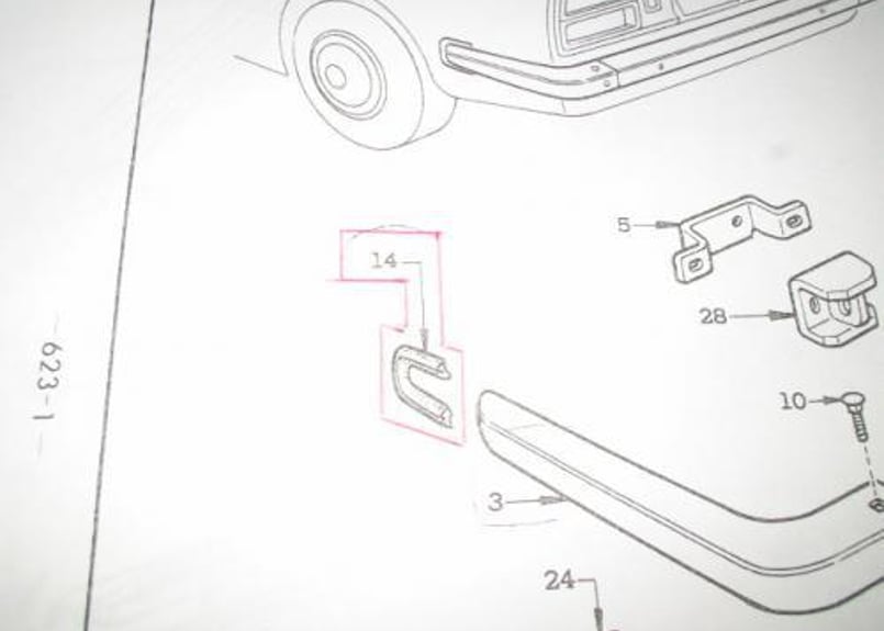 日産純正S30用リアバンパー中間部 新品 S30Z リアバンパーラバーベース左右セット | スピードショップ