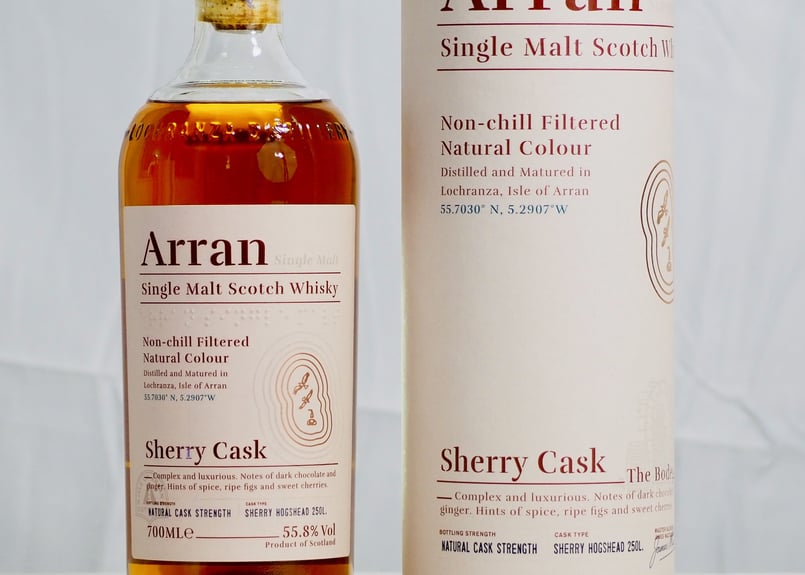 最新デザインの Arran SherryCask アランシェリーカスク(ウイスキー