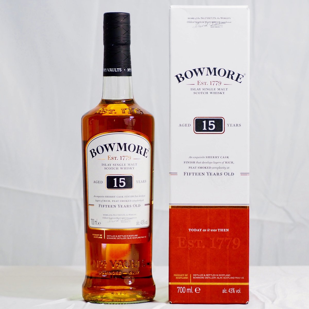 ボウモア15年 700ml 43% | ウイスキーかつはら ボウモア15年 700ml 43% | ウイスキーかつはら