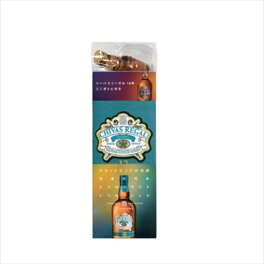 シーバスリーガル12年 700ml + ミズナラ12年 50ml ミニチュアボトル
