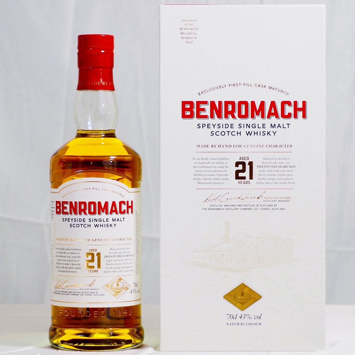 【返品送料無料】 ベンロマック21年 ウイスキーかつはら | 43% 700ml ウイスキー