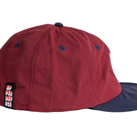 SOFT BB CAP  {Nylon / Burgundy & Navy }