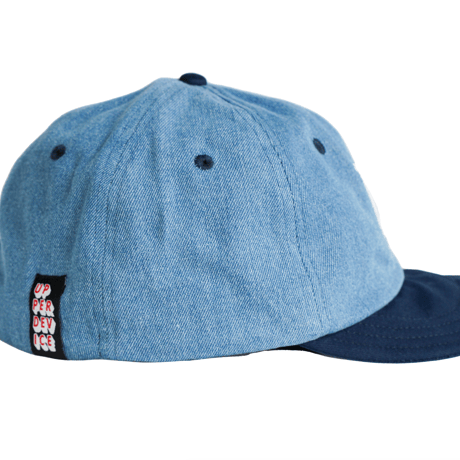 SOFT BB CAP  {Cotton / Denim & Navy }