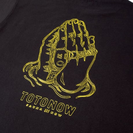 Embroidery T-shirt / black