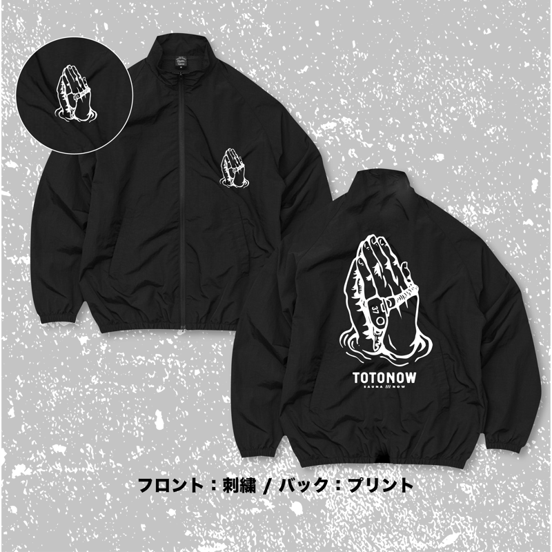 【即配送】　BORNTOWIN ナイロンセットアップ　上下セット NYLON SET UP / Black | totonow shop