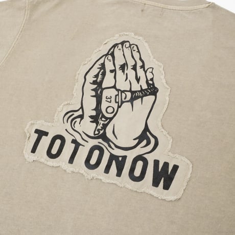 Patchwork T-shirt / Pigment white