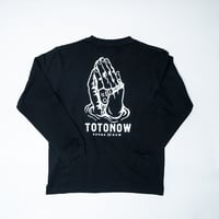 長谷川 穂積 collaboration long sleeve T-shirt / Whit