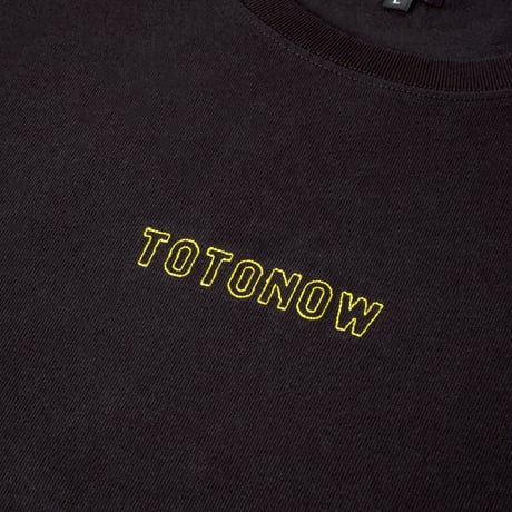Embroidery T-shirt / black