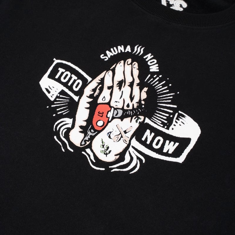 WEB限定】裏起毛 Sweat / Black | totonow shop