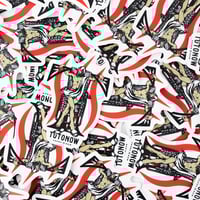 Infinity Chair Sticker / Red