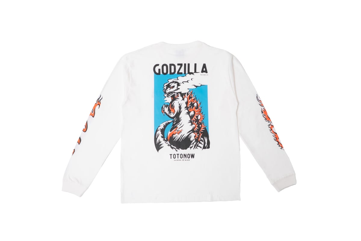 ゴジラ(1995)TOTONOW Long T-SHT / White | totonow shop