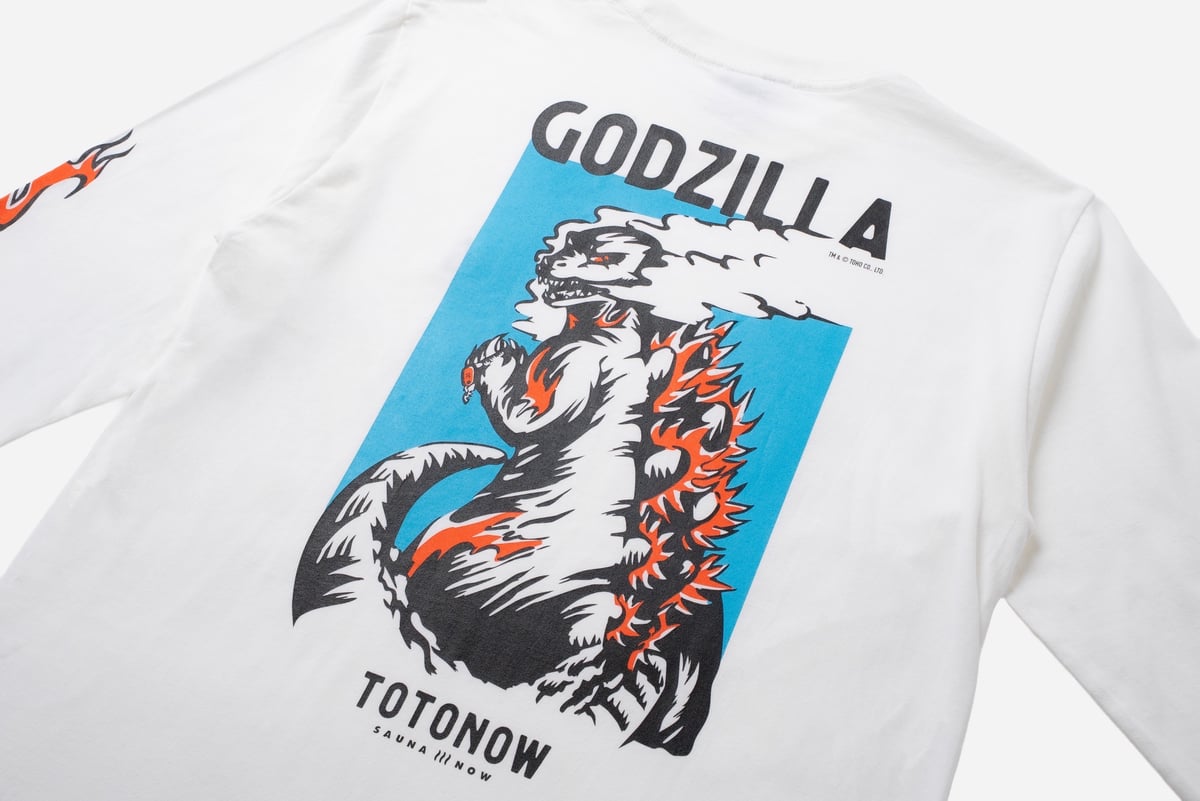 ゴジラ(1995)TOTONOW Long T-SHT / White | totonow shop