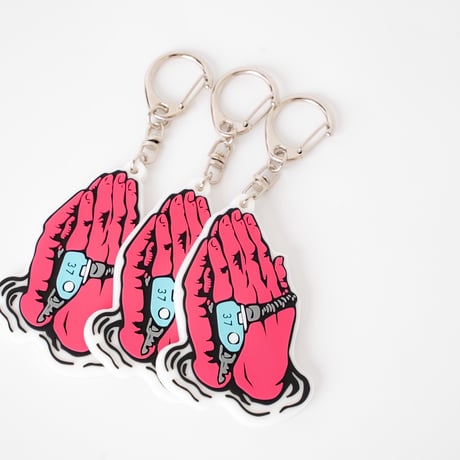 Rubber Key Holder / Pink