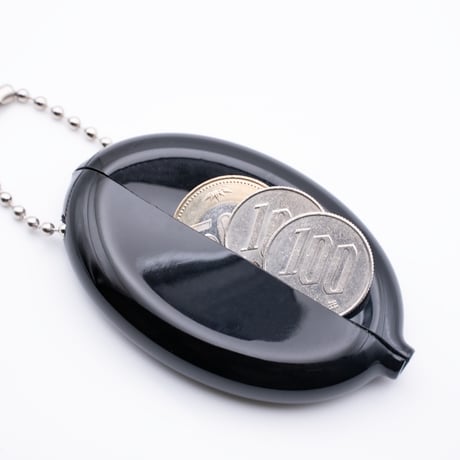 Rubber coin case / Black
