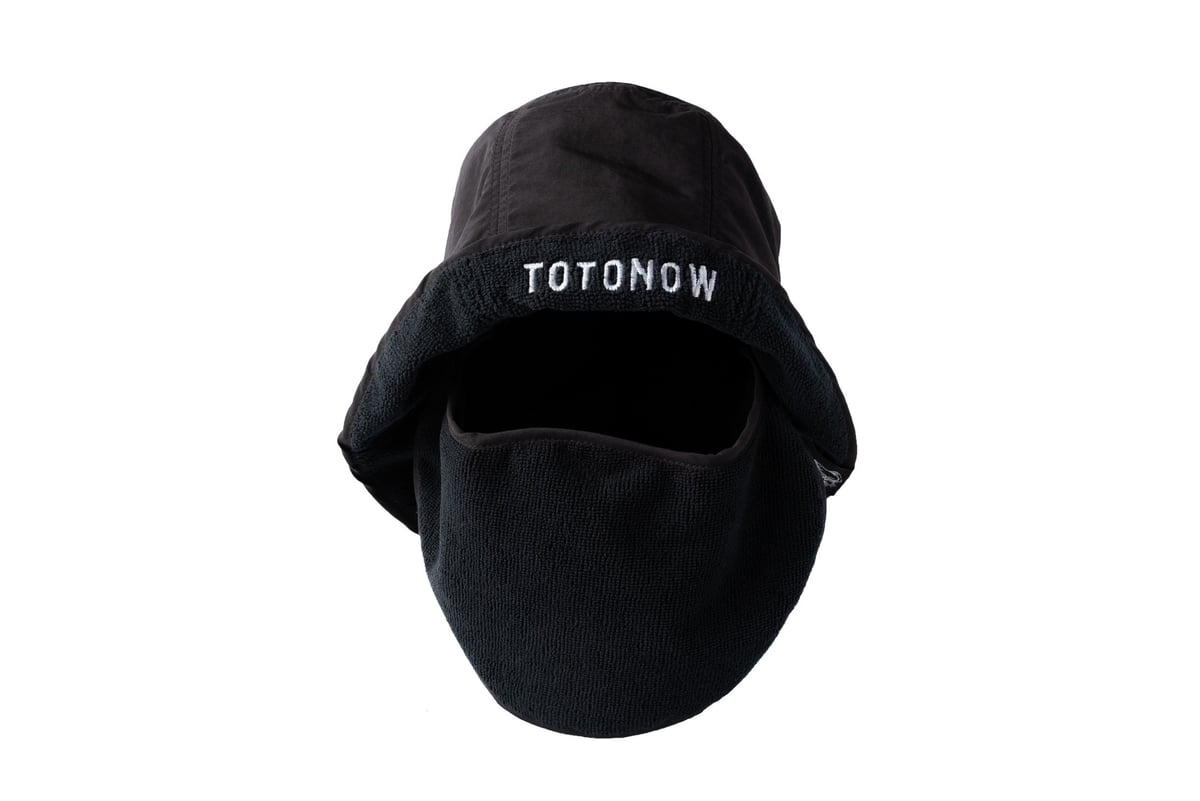 TOTONOW MASK SAUNA HAT / Black | totonow shop