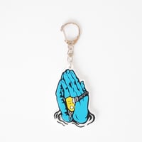 Rubber Key Holder / Blue