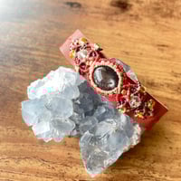 インカローズ マクラメブレスレット バングル 天然石アクセサリー