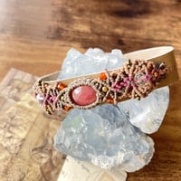 カンテラオパールハンドメイド 編み込みブレスレット カンテラオパールハンドメイド 編み込みブレスレット オパール
