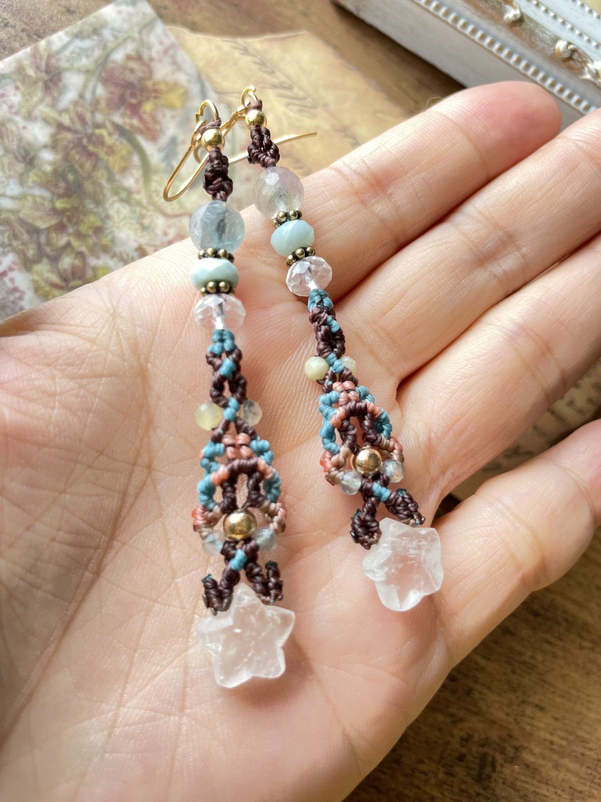 mederu jewelry 水晶ピアス mederu jewelry 水晶 ピアス - メルカリ