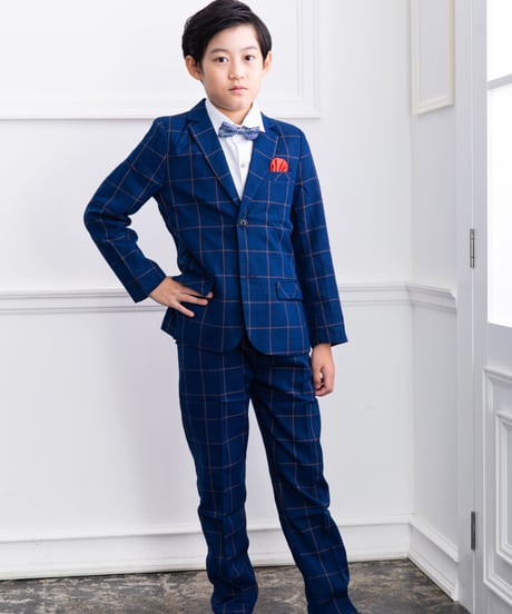【レンタル往復送料無料】k3335キッズ用メンズスーツ　結婚式　入学・卒業式　120〜160cm
