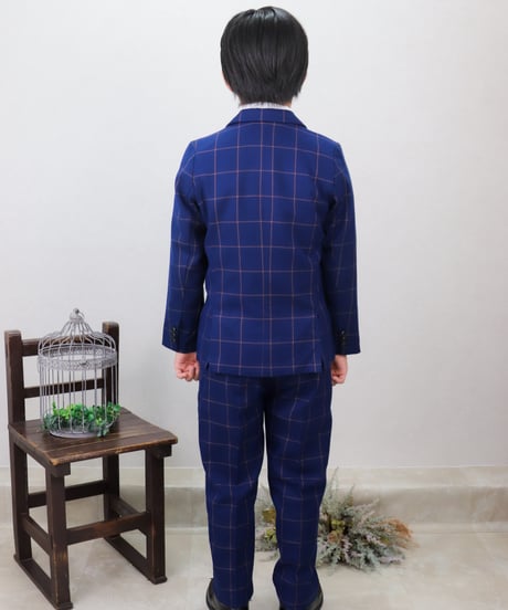 【レンタル往復送料無料】k3336キッズ用メンズスーツ　結婚式　入学・卒業式120〜140、160cm