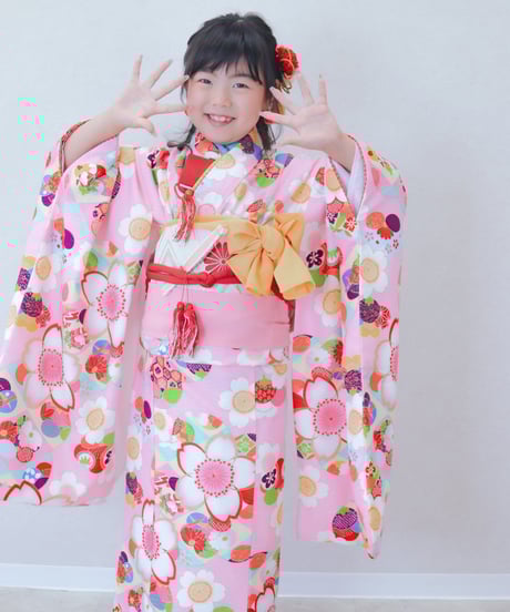 ive*tink★［ピンパーネル］羽織袴3点セット ハンドメイドꕤ七五三 ive*tink様専用☆［ピンパーネル］羽織袴3点セット ハンドメイド