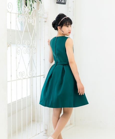 【レンタル3泊４日】【往復送料無料】130〜160グリーンドレス
