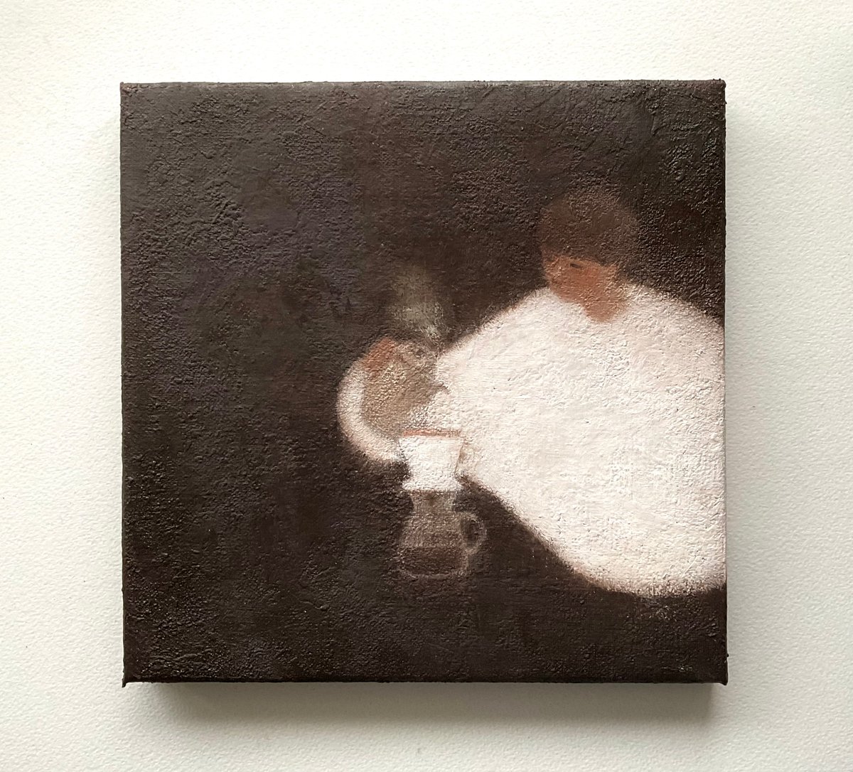 油彩画 coffee time 【公式通販】