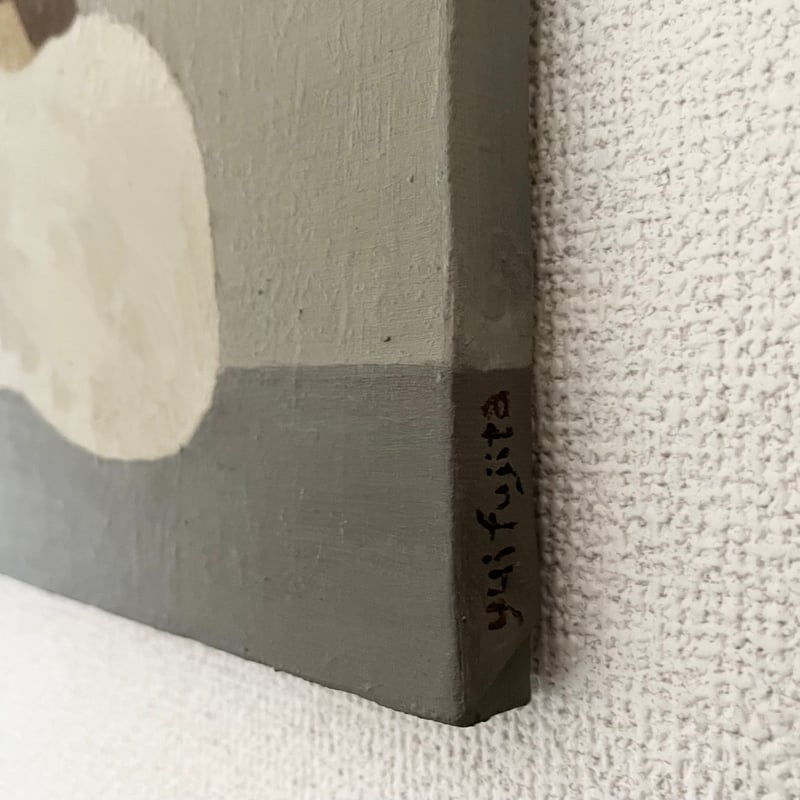 油彩画　１人で考える 油彩）1人で考える | Yui-Fujita-onlineshop