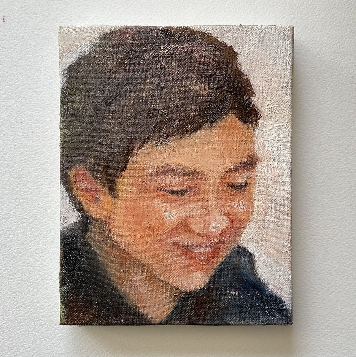 油彩画　15号　　「プロポーズ」 油彩画 15号 「プロポーズ」 油彩画 15号 「プロポーズ」