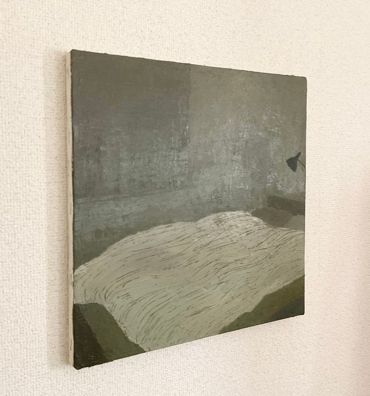 油彩画 よく眠れる寝室 油彩）落ち着く寝室 | Yui-Fujita-onlineshop