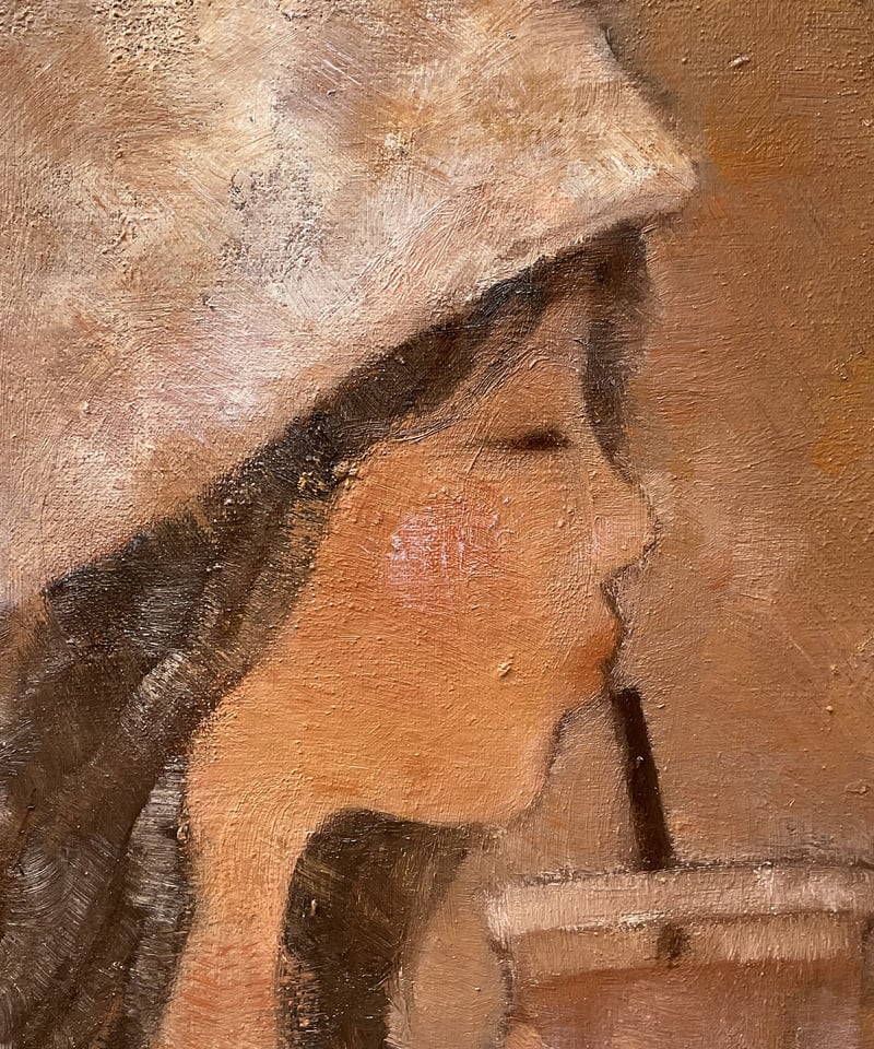 油彩画　アイスカフェラテ 油彩）アイスカフェラテアイスカフェラテ | Yui-Fujita-gallery