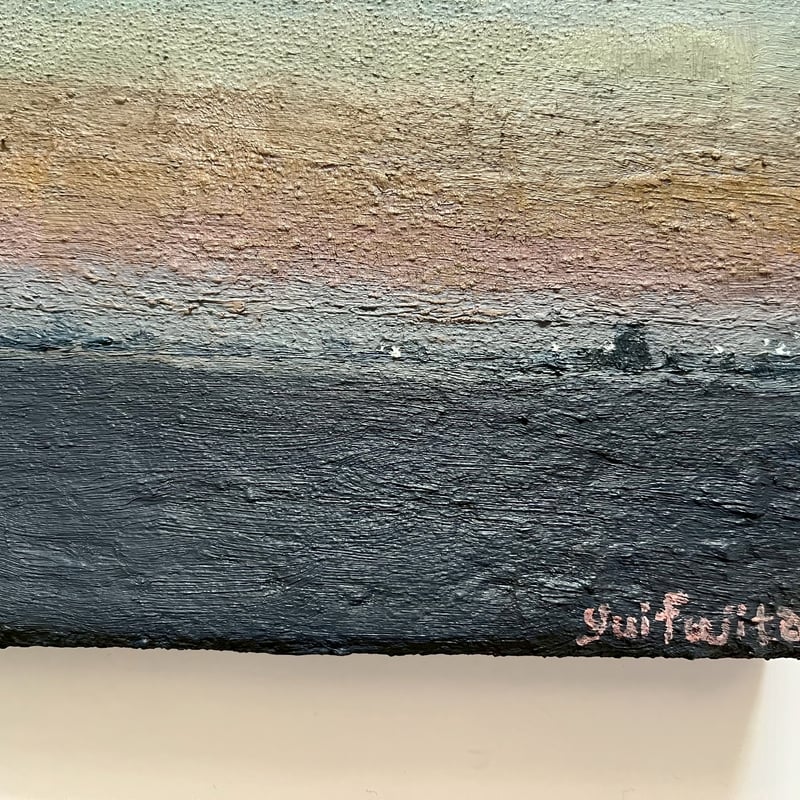 油彩　優しい海 油彩）優しい海 | Yui-Fujita-onlineshop