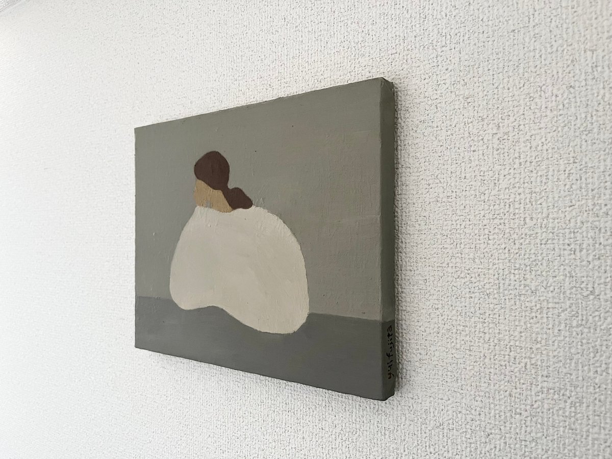 油彩）1人で考える | Yui-Fujita-onlineshop