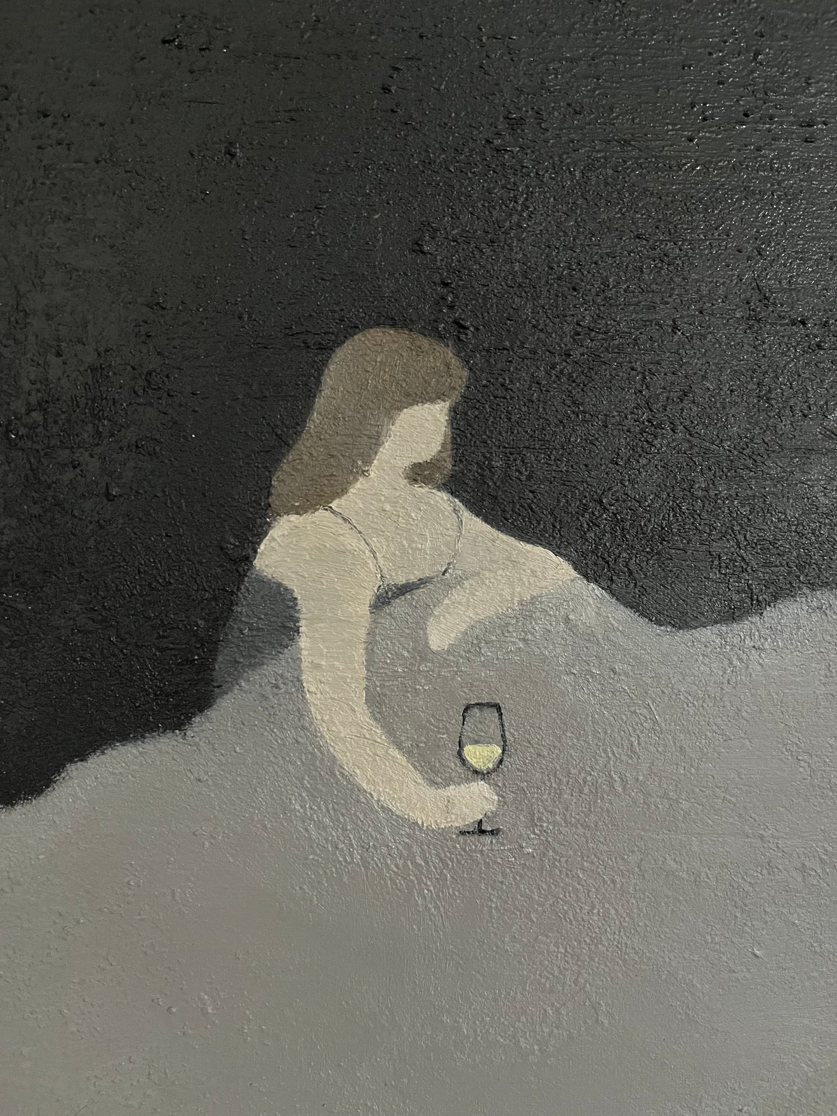 油彩画そういう日