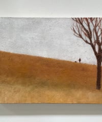 油彩画　ホットコーヒーとデニムジャケット 油彩画 ホットコーヒーとデニムジャケット 油彩）ホットコーヒー