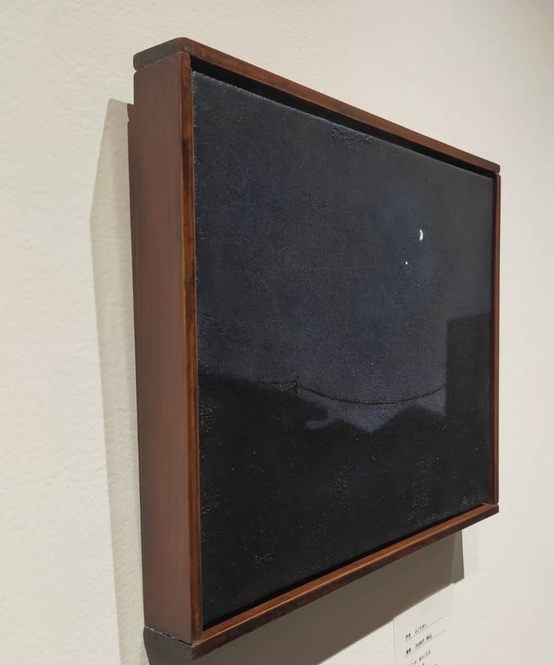 田家冬日 4号／佐藤哲三郎 (板に油彩) 板絵 佐藤哲三郎 「田家冬日 4号」 商品番号060601- 絵のある