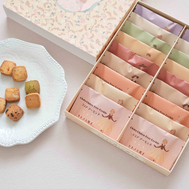 グルテンフリー国産発酵バタークッキー箱18袋入【紙袋付】 | トトノエ菓子