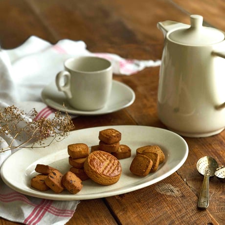 グルテンフリー国産発酵バタークッキー缶【くるみ】