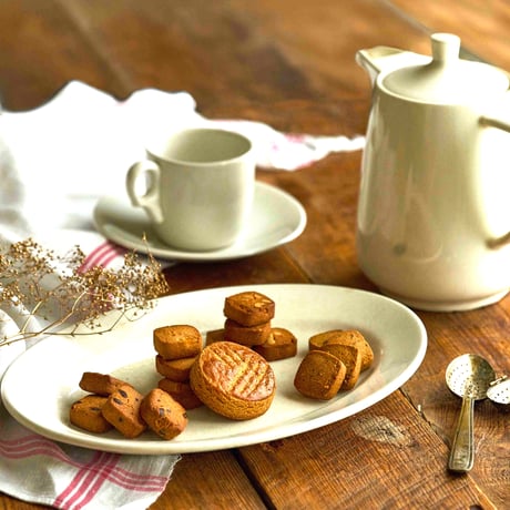 グルテンフリー国産発酵バタークッキー箱【抹茶】紙袋付