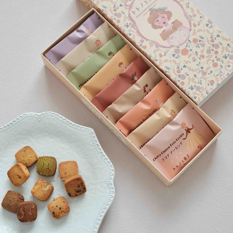 グルテンフリー国産発酵バタークッキー箱9袋入【紙袋付】 | トトノエ菓子