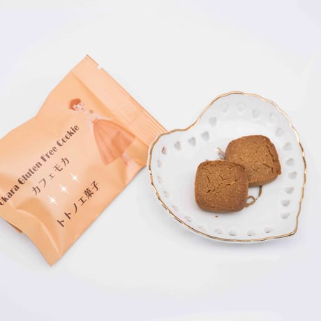 グルテンフリー国産発酵バタークッキー箱【カフェモカ】紙袋付