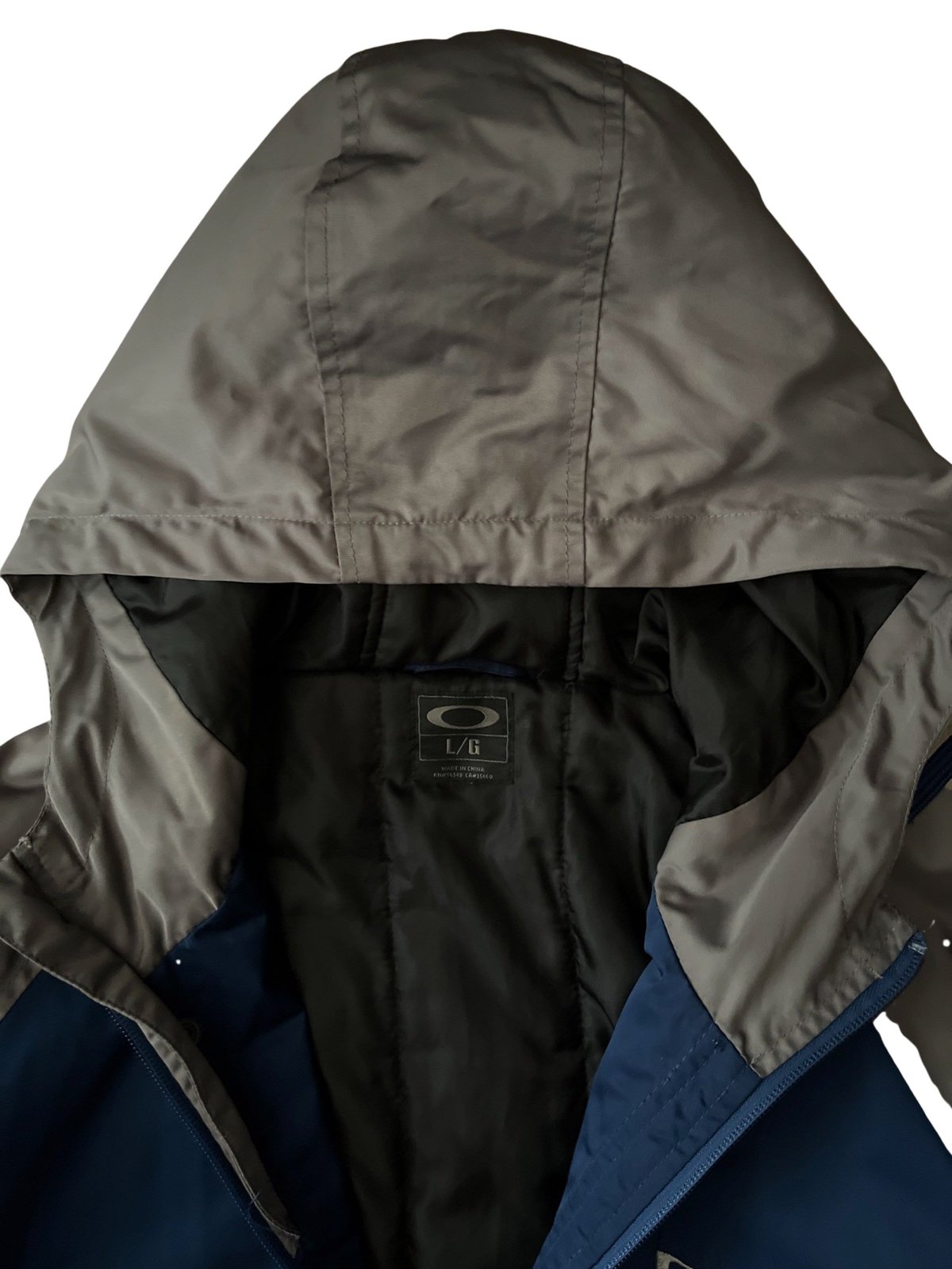 oakley batting tech jacket　ブルー　刺繍ロゴ　00s oakley batting tech jacket | lamo