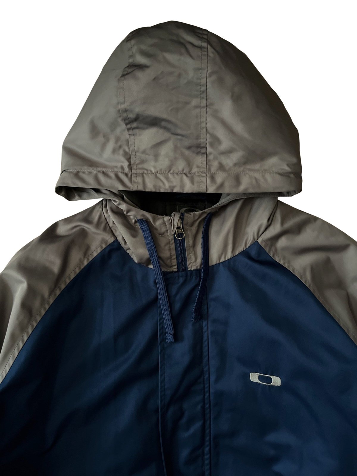 oakley batting tech jacket　ブルー　刺繍ロゴ　00s oakley batting tech jacket | lamo