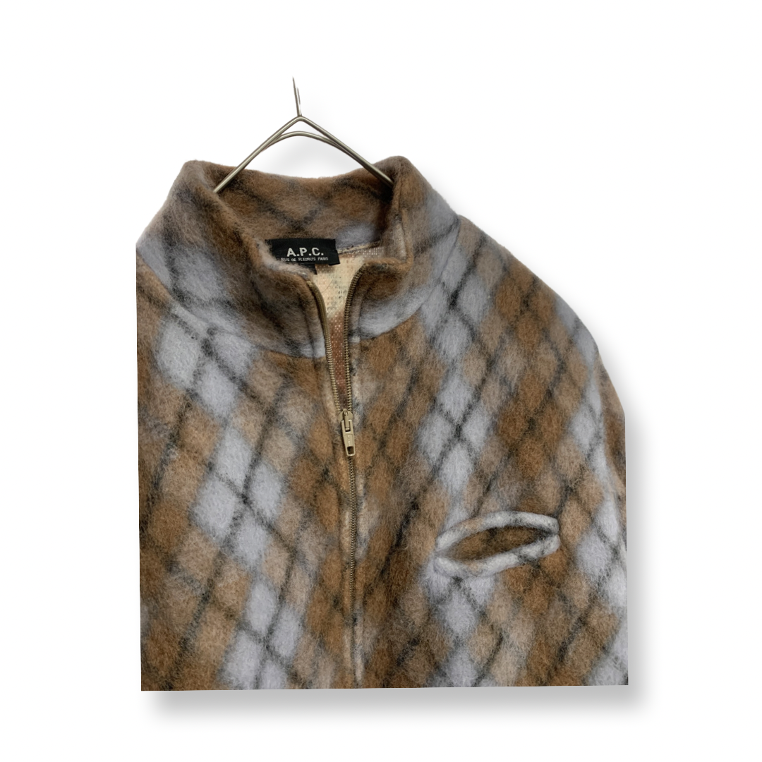 90s A.P.C argyle jacket | lamo