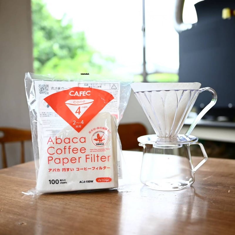 Abaca Coffee Paper Filter｜円すいコーヒーフィルター | tombo